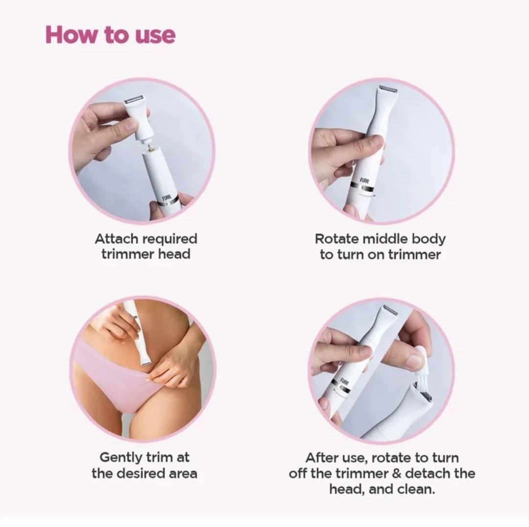 FURR Rechargeable Multipurpose Trimmer for Women