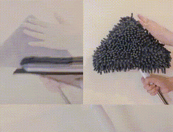 Stainless Steel Triangular Cleaning Mop