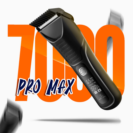 Urbangbru Trimfinity 7000 Body Trimmer for Men- Safest Body & Private Part Trimmer - Pubic Hair Groomer, Underarm - Waterproof, Ceramic Blades, Rechargeable with Wireless Fast Charging,Black